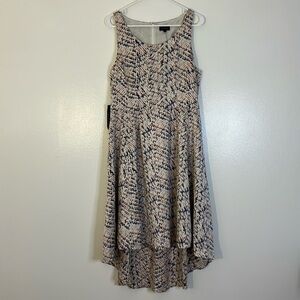 The Limited | New high low dress‎ women’s size 8 satin Fit & Flare